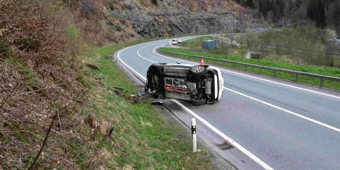 Verkehrsunfall mit Personenwagen