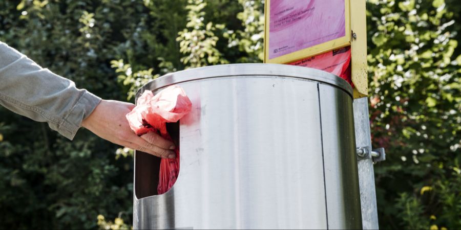 Abfalleimer Balkon Seefeld Hundekotbeutel