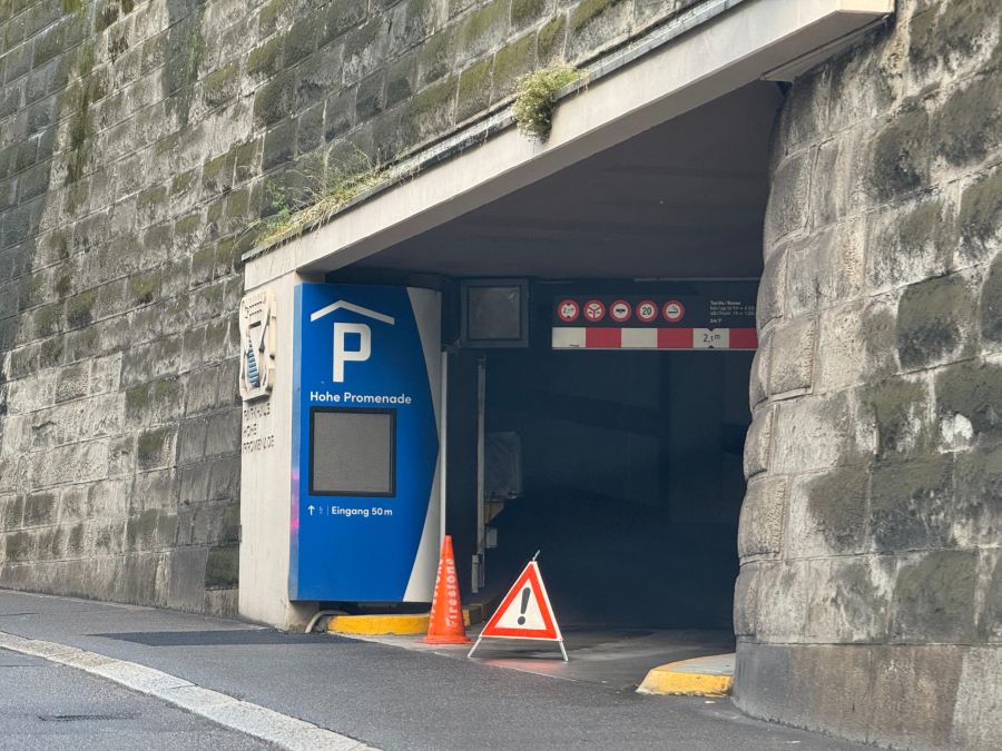 Das Parkhaus Hohe Promenade wurde geschlossen.