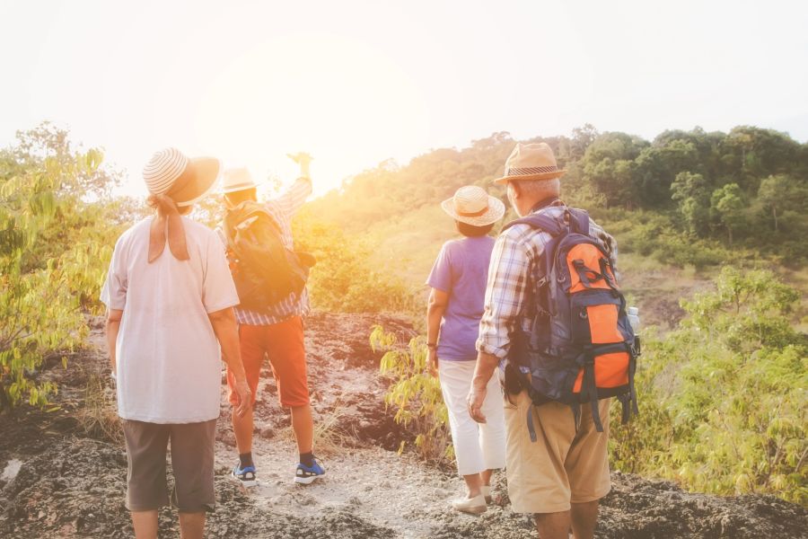 gruppe wandern