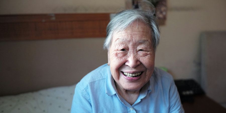 Asiatische Grossmutter.