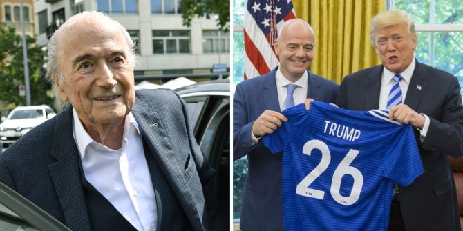 Sepp Blatter Infantino Trump