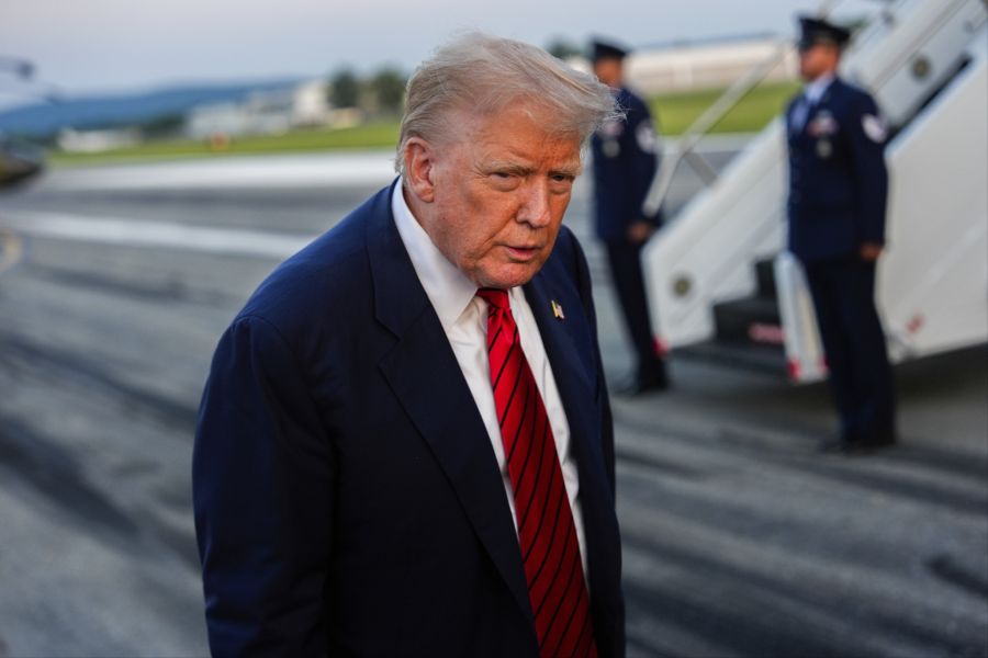 Trump Champagner Wein