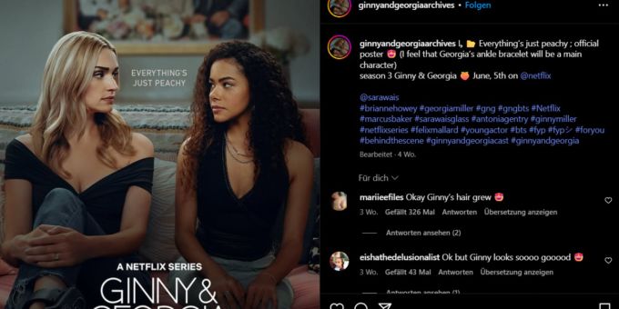 «Ginny & Georgia» wird um die vierte Staffel verlängert. «Ginny and Georgia»