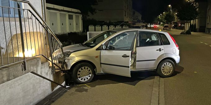 Die Täterschaft verunfallte mit dem entwendeten Auto. Thurgau