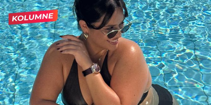 Kolumnistin und Curvy-Model Stella