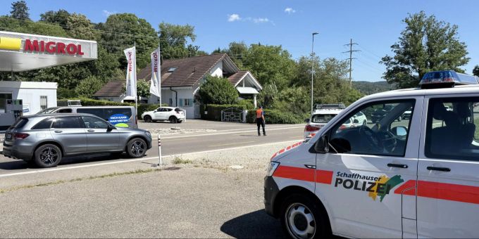 Ramsen SH: Grosskontrolle im Oberen Kantonsteil. Ramsen SH