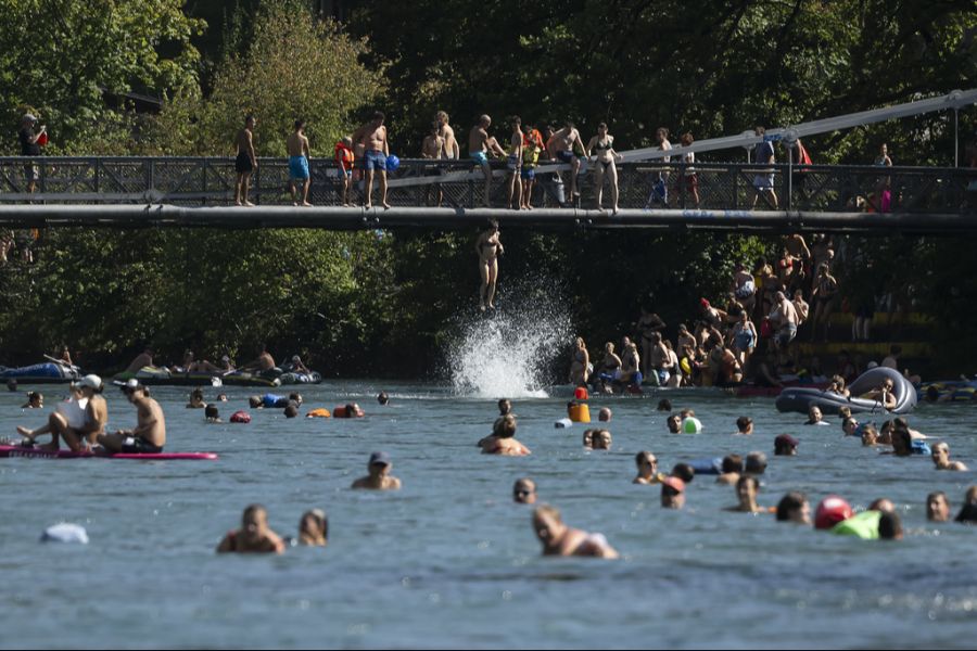 Im vergangenen Jahr sind in der Schweiz 27 Menschen in Flüssen ertrunken.