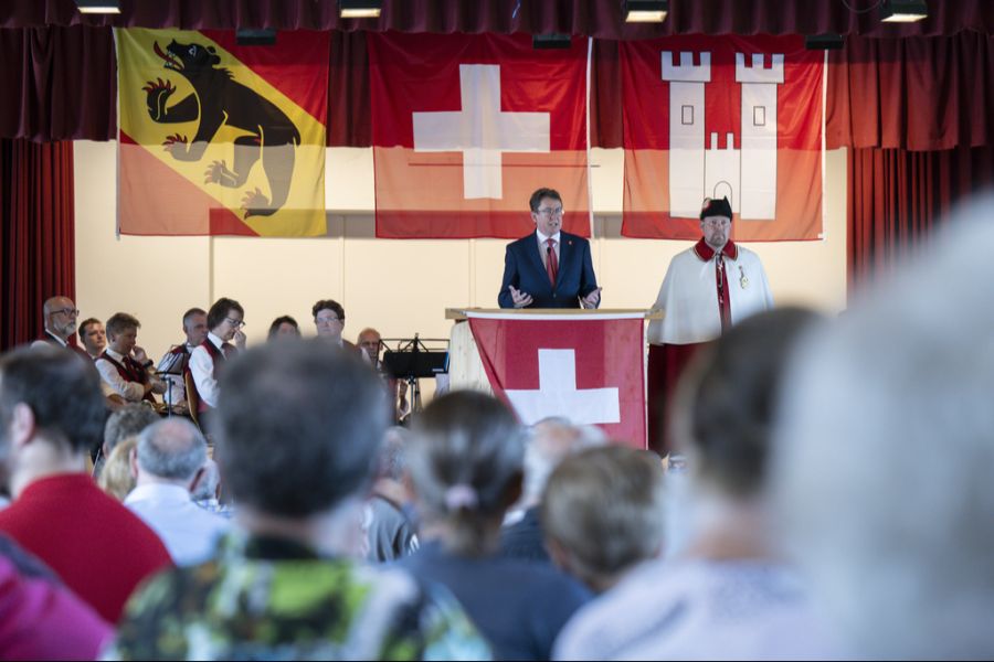 Albert Rösti Bundesfeier Wimmis