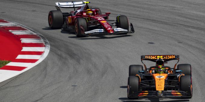 Ferrari kann mit McLaren auch in dieser Saison nicht mithalten. Ferrari McLaren Formel 1