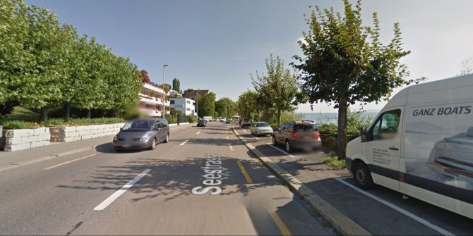 Seestrasse Sanierung Velowege Tempolimit