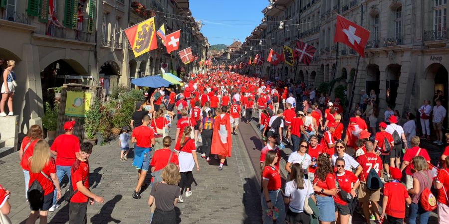 Fan-Marsch Bern WEURO 2025