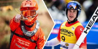 In Sommerpause - Franjo von Allmen rast mit Motocrossbike statt auf Ski