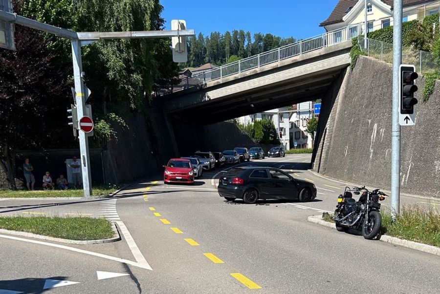 Unfall in Herisau.