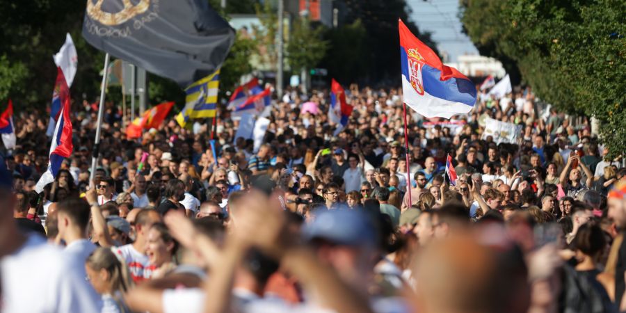 serbien proteste