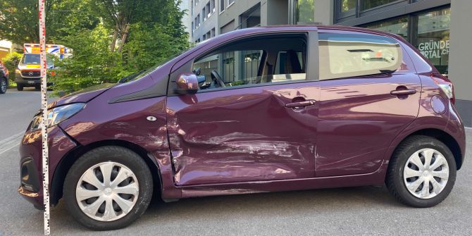 Unfall im Kanton Zug