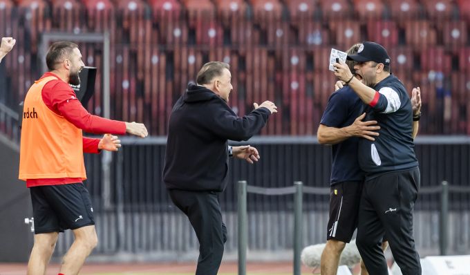 Auswärts bei GC feierte Uli Forte mit Winterthur einen eminent wichtigen Sieg. Uli Forte FC Winterthur