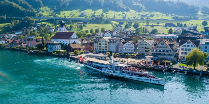 Beste Kombination aus Schifffahrt und Gipfelerlebnis. SGV