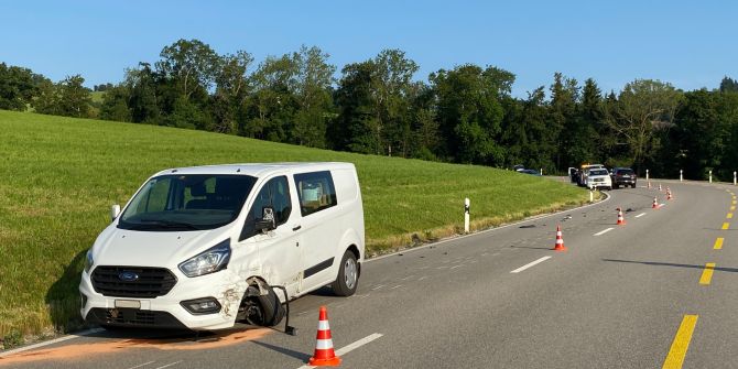 Unfallstelle Baar