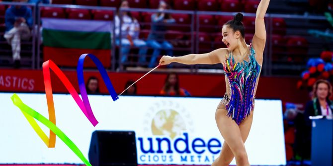 Frau Sport Gymnastik Publikum
