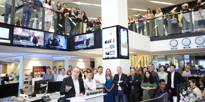 Pulitzer Prize-Washington Post newsroom reaction