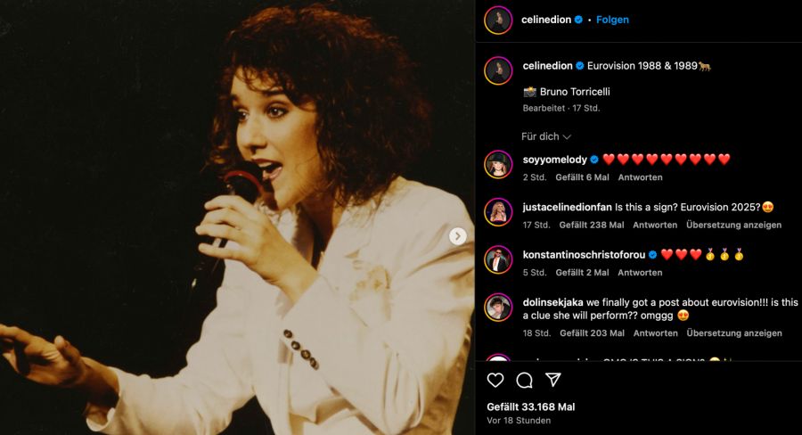 esc celine dion