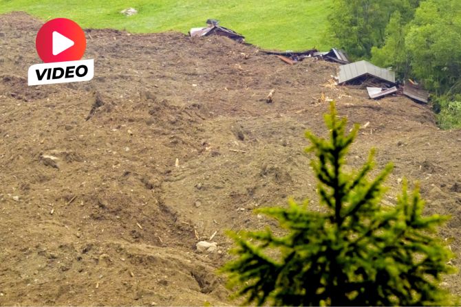 Blatten VS Lawine verschüttet