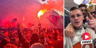«Alle ufe Barfi!» - FCB-Fans feiern die Meisterhelden am Barfüsserplatz «Alle ufe Barfi!» - FCB-Fans feiern die Meisterhelden am Barfüsserplatz