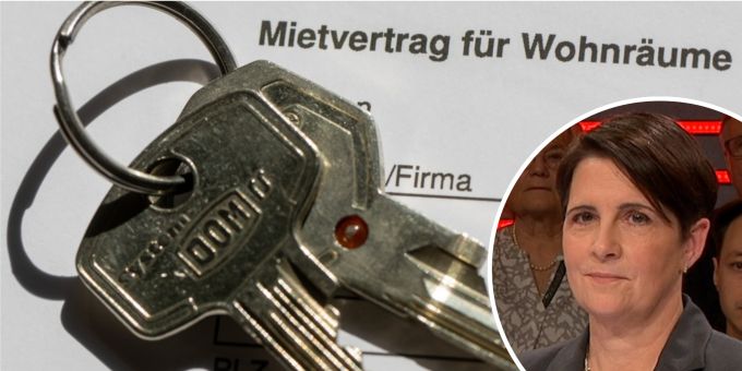 Mitte-Nationalrätin Yvonne Bürgin verteidigt Hauseigentümer und Vermieter in der «Arena». arena