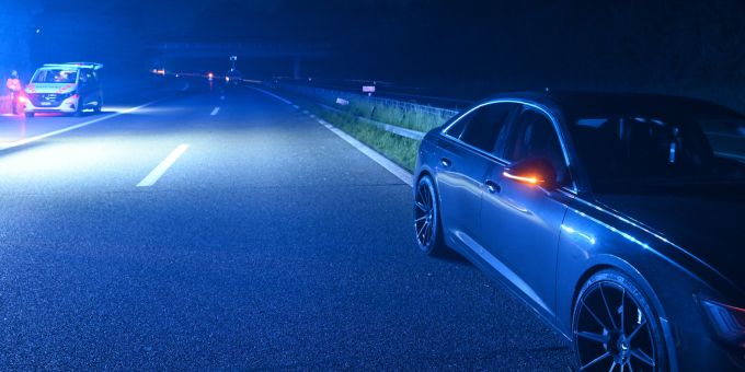 Goldach SG: Selbstunfall auf A1. Goldach SG