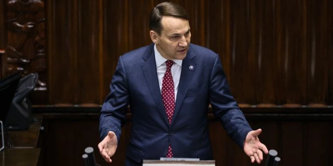Der polnische Aussenminister Radosław Sikorski gilt als einer der schärfsten Kritiker der deutschen Kriegspolitik in der Ukraine. Radosław Sikorski