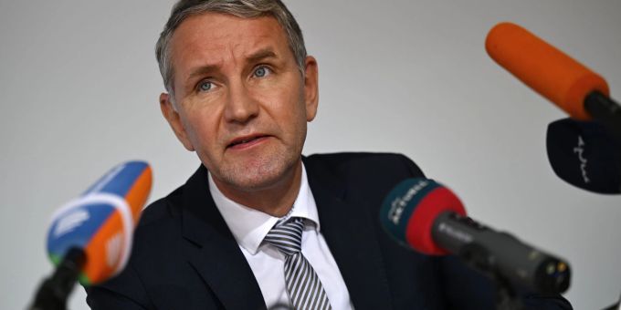 Björn Höcke ist der Vorsitzende der AfD in Thüringen. (Archivbild) Höcke prozess