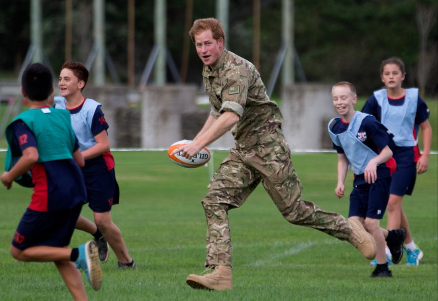 Der Royal-Aussteiger ist ein grosser Rugby-Fan.