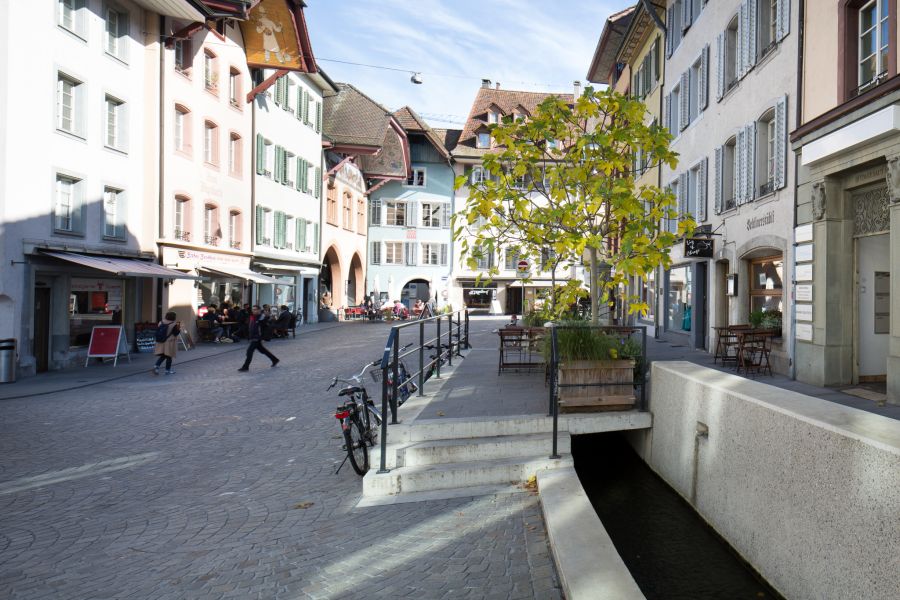 Sie ist in der Stadt Aarau wohnhaft – bekam ein Geschenk aber aus Buchs.