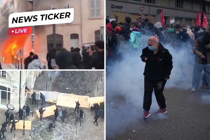 Demo Frankreich