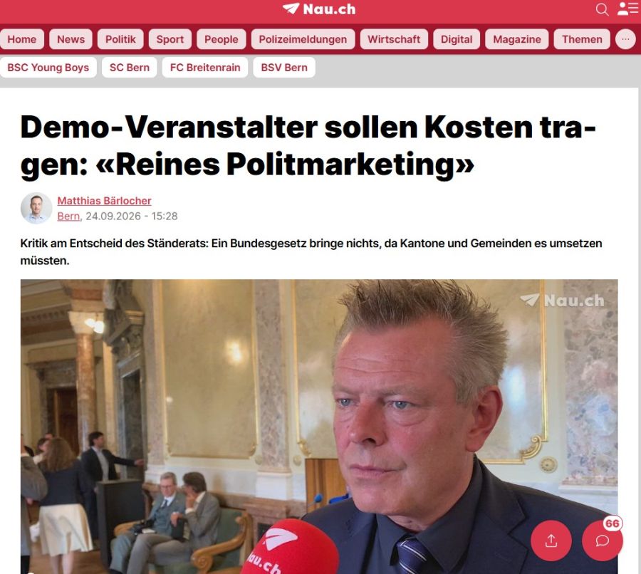 ... nachdem Nau.ch den entsprechenden Artikel veröffentlicht hatte.