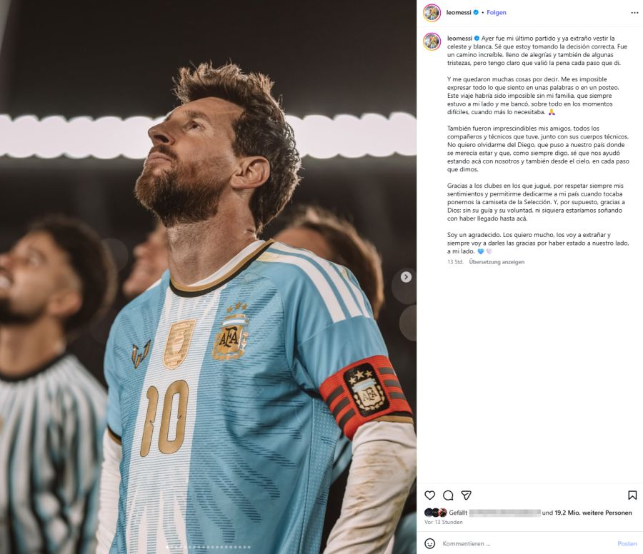 Lionel Messi Argentinien