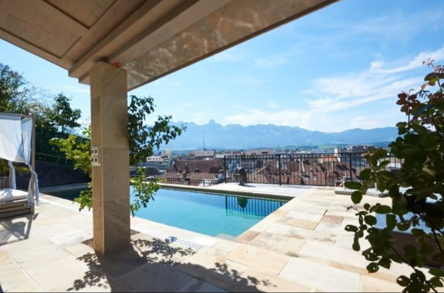 Die Wohnung bietet einen super Ausblick auf die Thuner Altstadt.