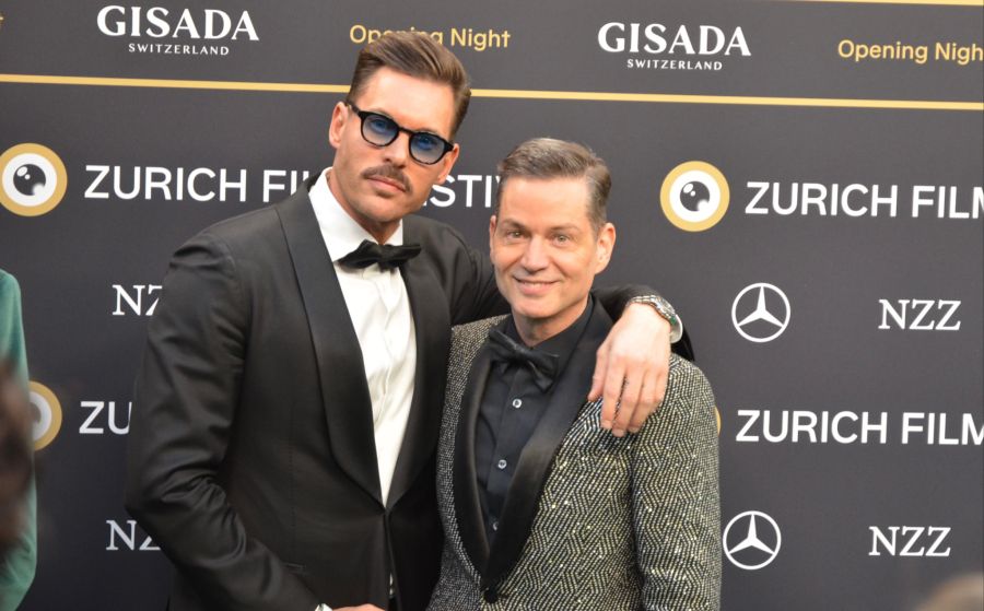 Stimmten sich auf das Festival ein: Die beiden Podcaster Reto Hanselmann und Alf Heller.
