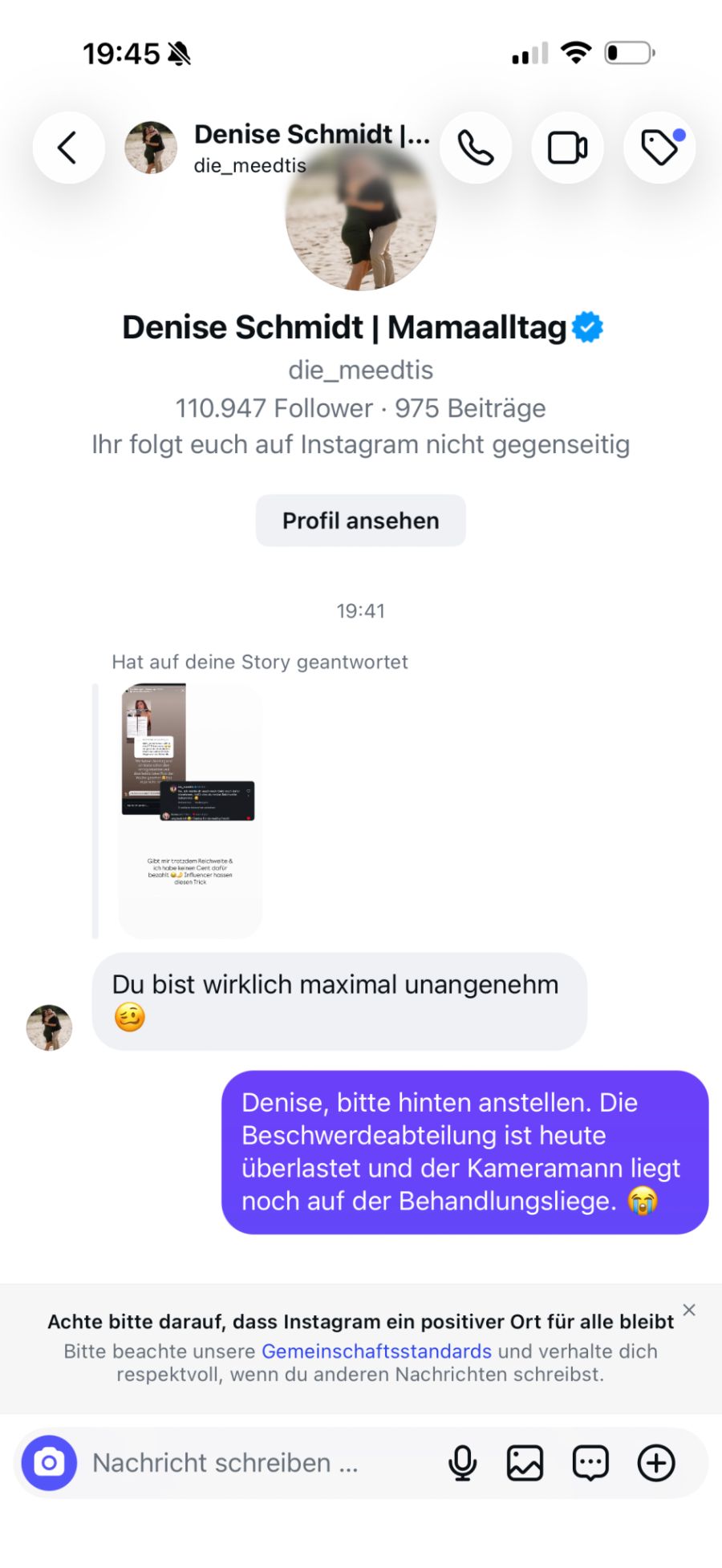 Zahlreiche Influencer hätten ihren Unmut geäussert.