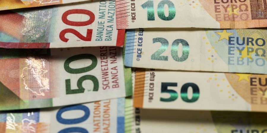 Am frühen Donnerstagnachmittag unterschritt der Franken zum Euro wieder die Marke von 92 Rappen. (Archivbild)