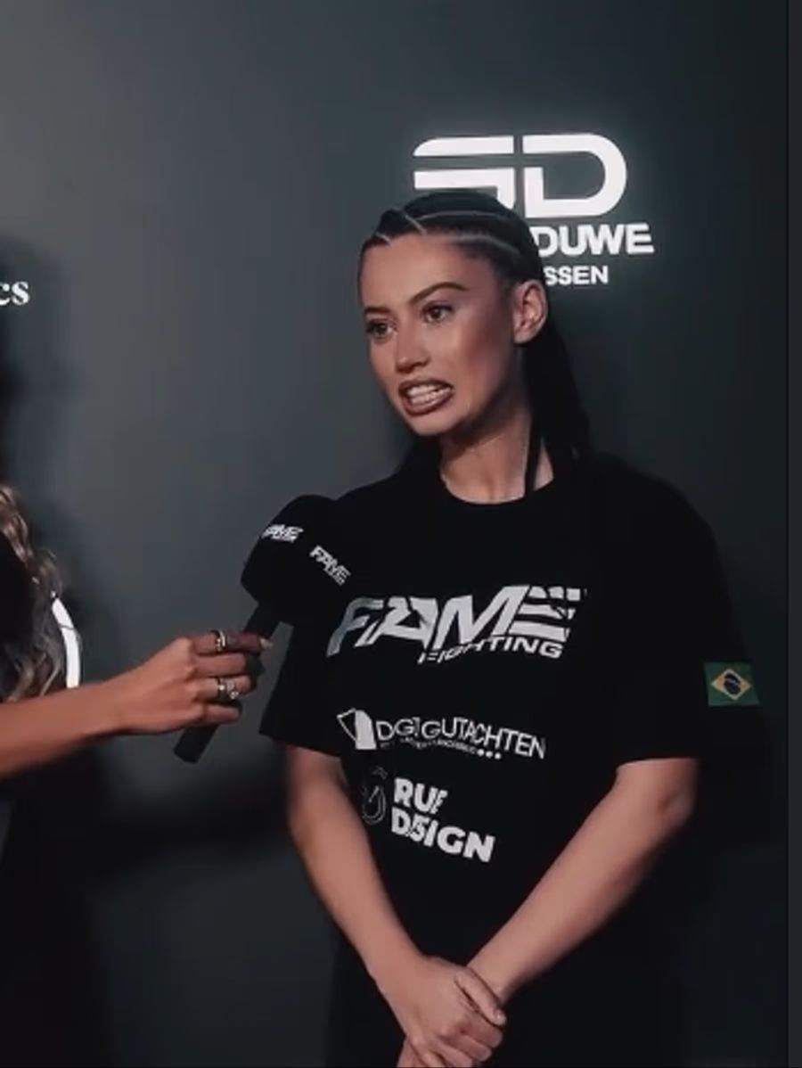 Gaby Alves stieg am Samstag bei Fame Fighting in den Boxring.