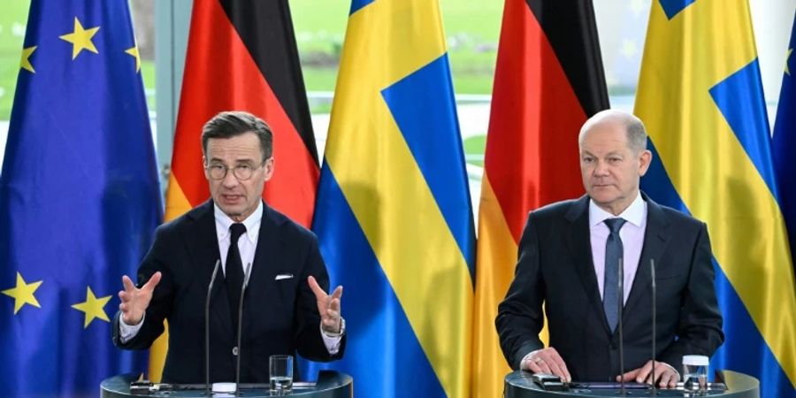 Ulf Kristersson und Olaf Scholz