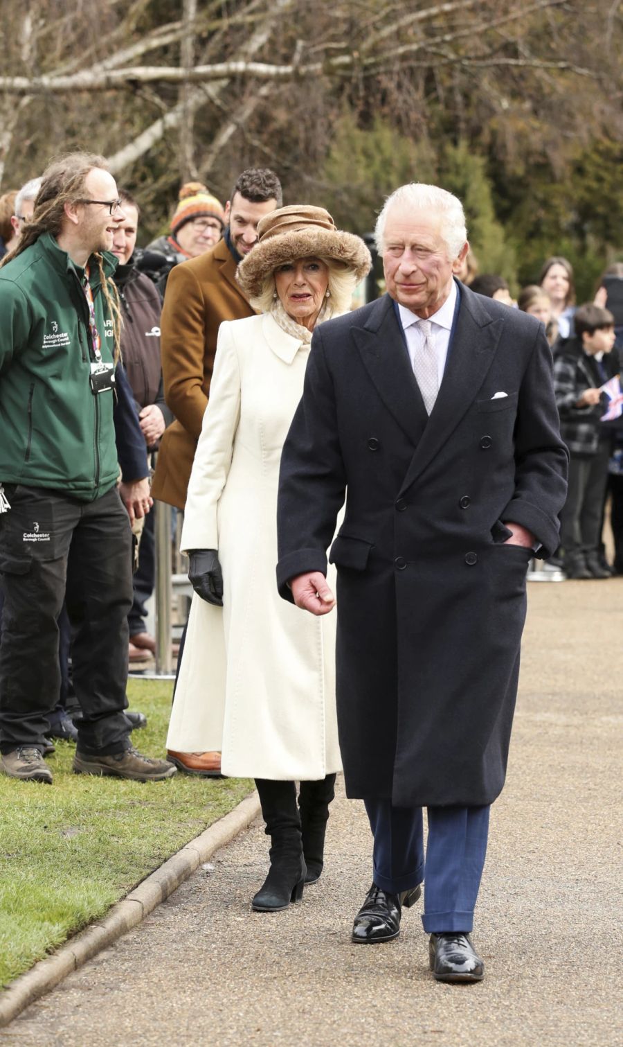 King Charles and Camilla werden im Mai gekrönt.