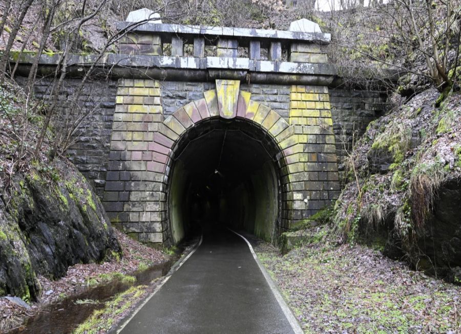 Blick auf den Hohenhainer Tunnel in der Nähe des Ortes, an dem Luises Leiche gefunden wurde.