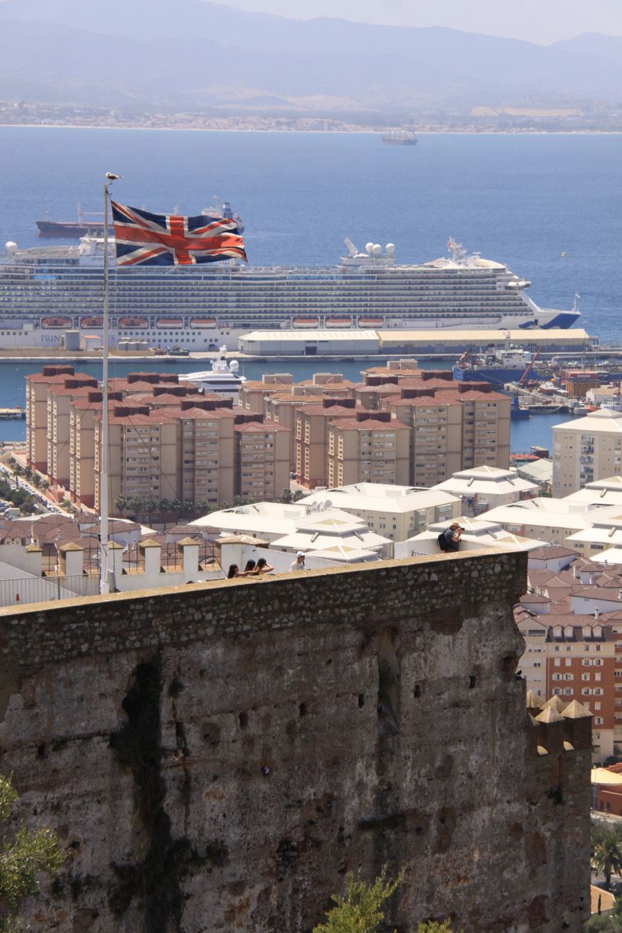 Araber Burg Gibraltar britisch