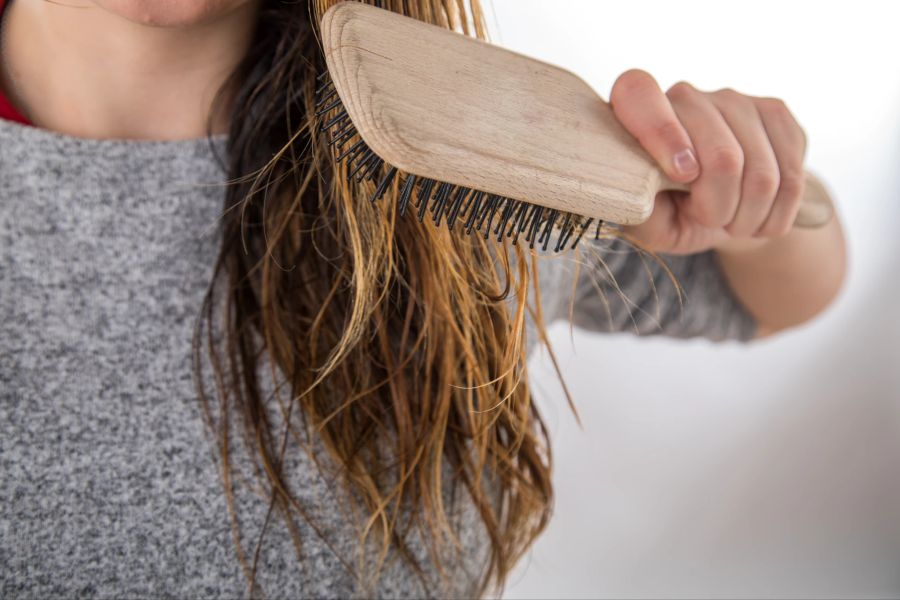 Nasse Haare Kämmen Conditioner