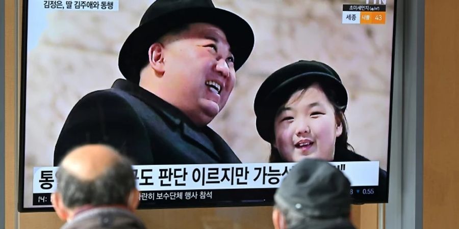 Kim Jong Un mit Tochter