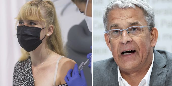 Trotz Impf-Empfehlung der EKIF unter Christoph Berger kommen nicht alle einfach zu einem Termin ab dem 10. Oktober. Coronavirus Impfung Booster Chaos