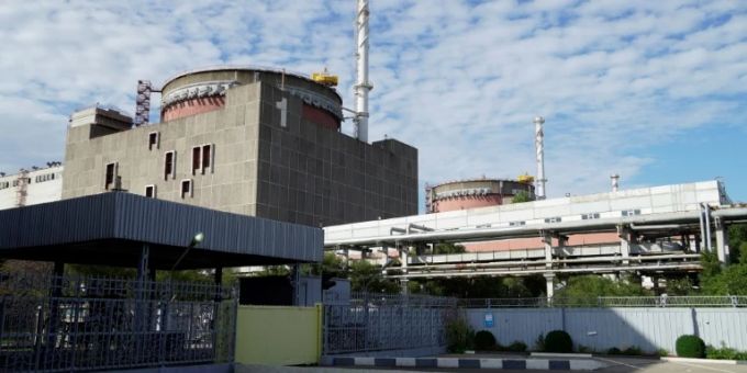 Das Atomkraftwerk Saporischschja im Septmeber Das Atomkraftwerk Saporischschja im Septmeber